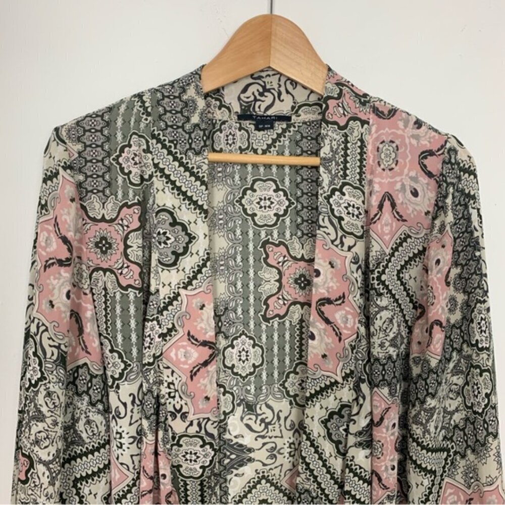 Tahari Boho Print Kimono - Picture 4 of 9